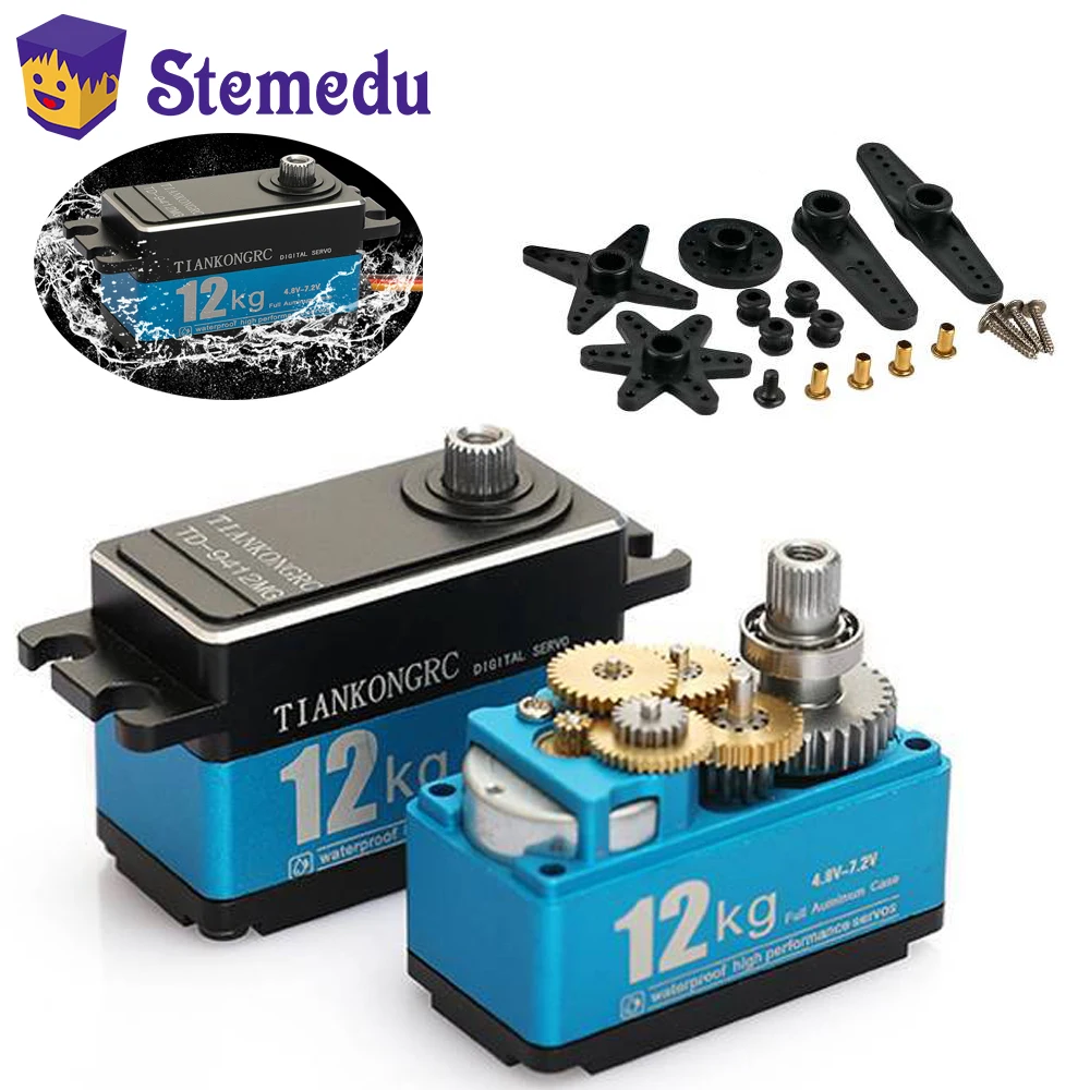 Servo Motor Sg90 - ‎ مؤازرة رقمية معدنية عالية العزم