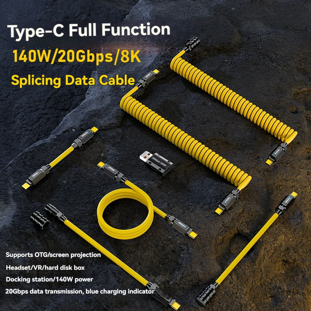 Diy Electronics Music - كابل بيانات 7in1 USB C Geek