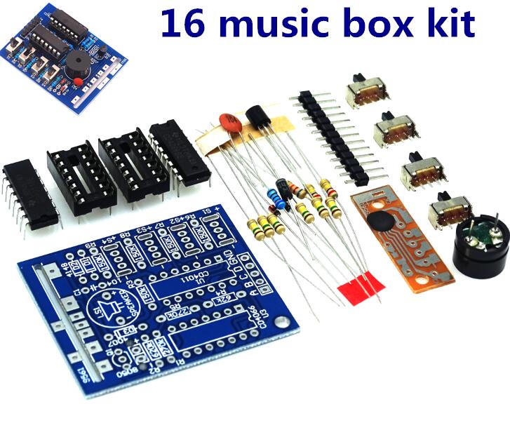 Diy Electronics Music - 16 صندوق تشغيل الموسيقى 16 صندوق