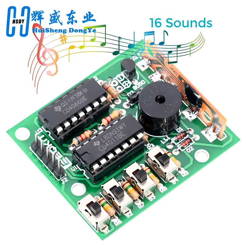 Diy Electronics For Adults - 16 صندوق صوت الموسيقى BOX-16 مجلس