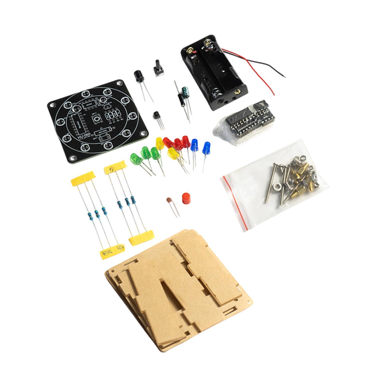 Diy Electronics For Adults - مجموعة عجلة الحظ الإلكترونية DIY مع