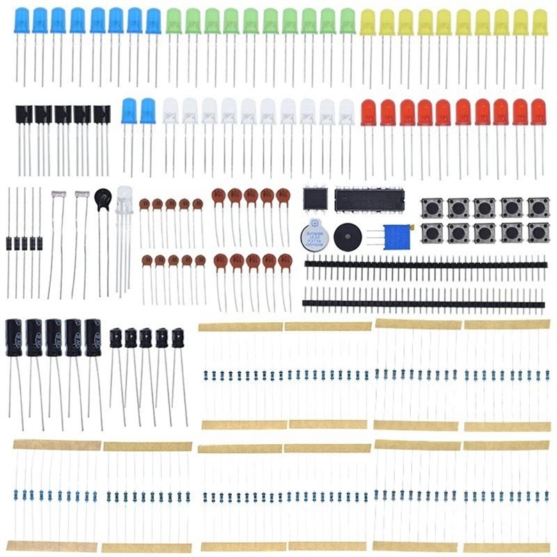 Diy Electronics Starter Kit - B04B- مكونات إلكترونيات DIY لأجهزة أردوينو