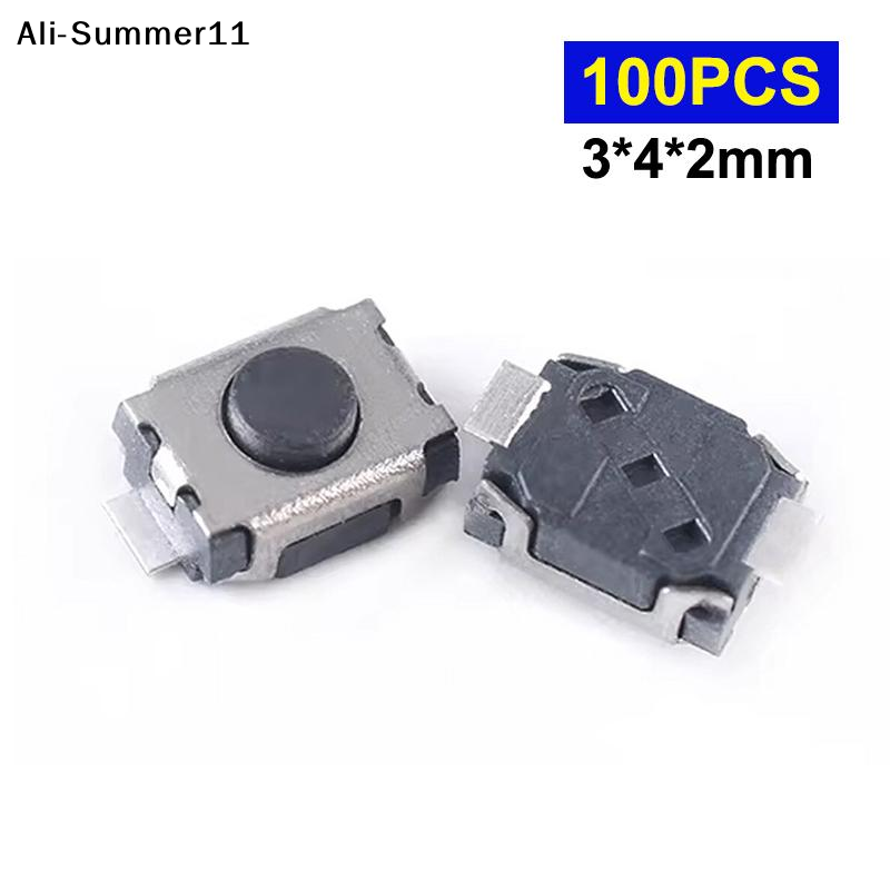 Push Button Tactile - 【Mm】100 قطعة زر مفتاح مايكرو 3*4*2