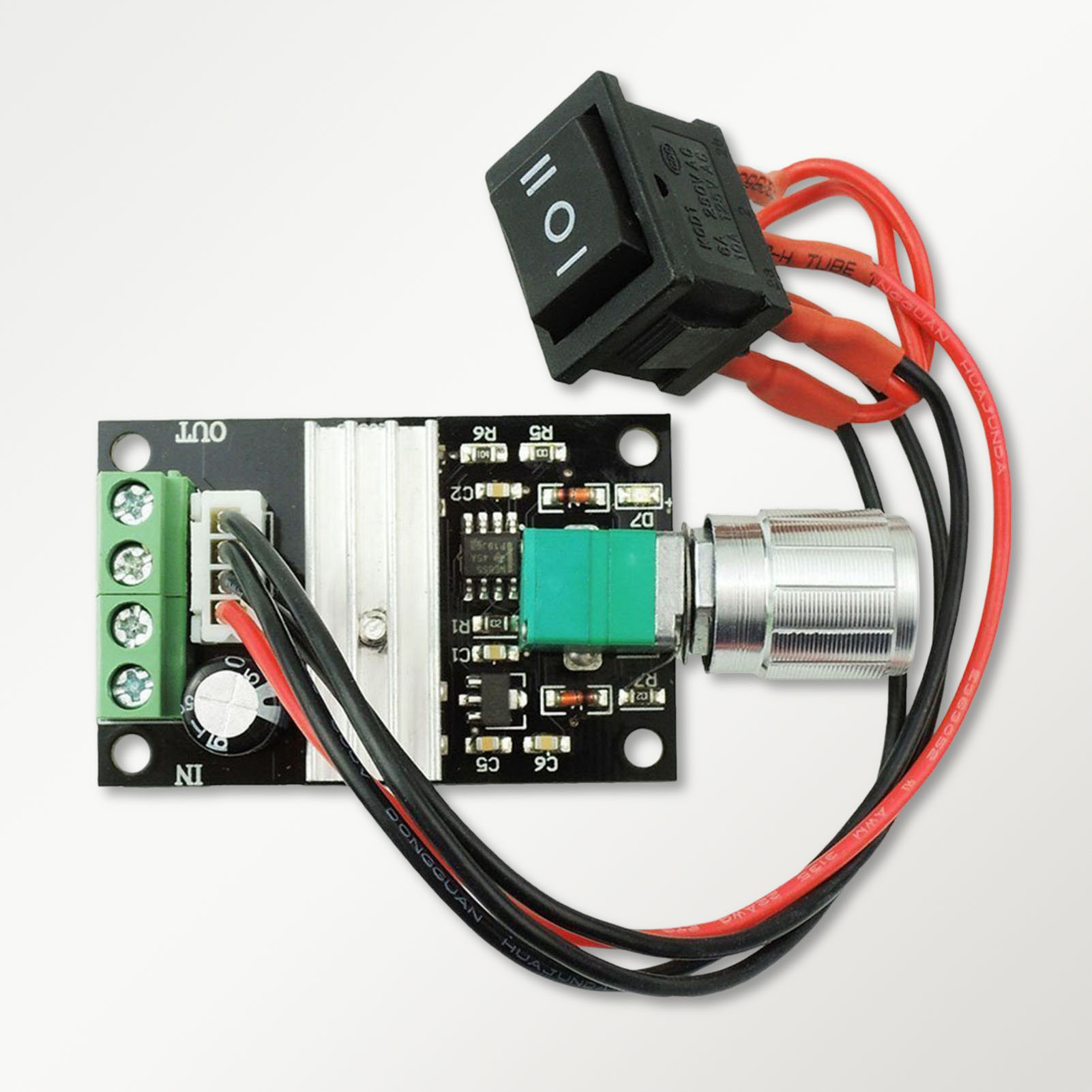 Diy Electronics Guide - وحدة تحكم سرعة محرك التيار المستمر