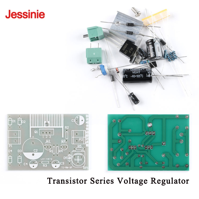 Diy Electronics Guide - مجموعة منظم الجهد الترانزستوري (5 قطع/قطعة