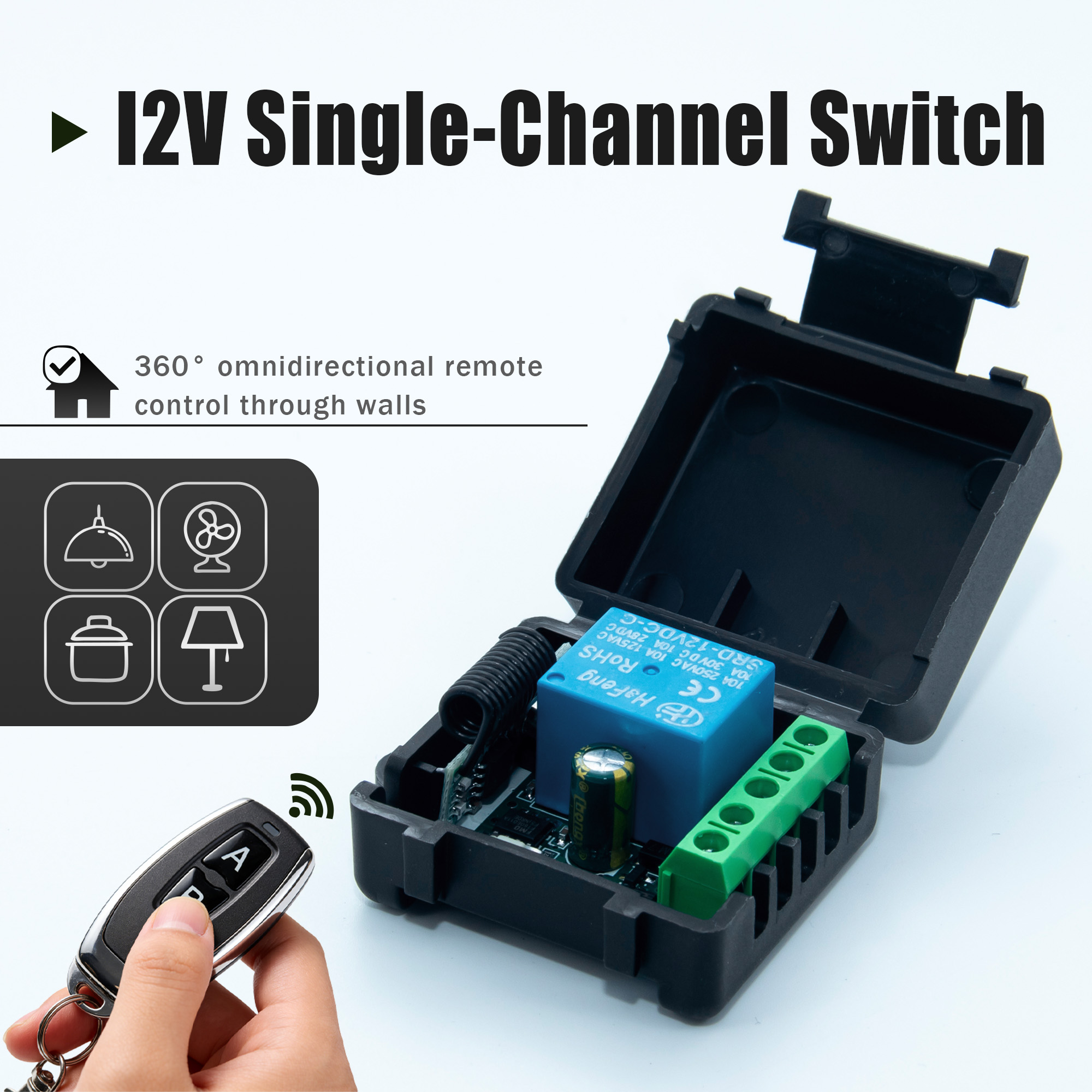 مفتاح تحكم عن بعد لاسلكي بتردد - مراجعة Relay Module 5V وسعره