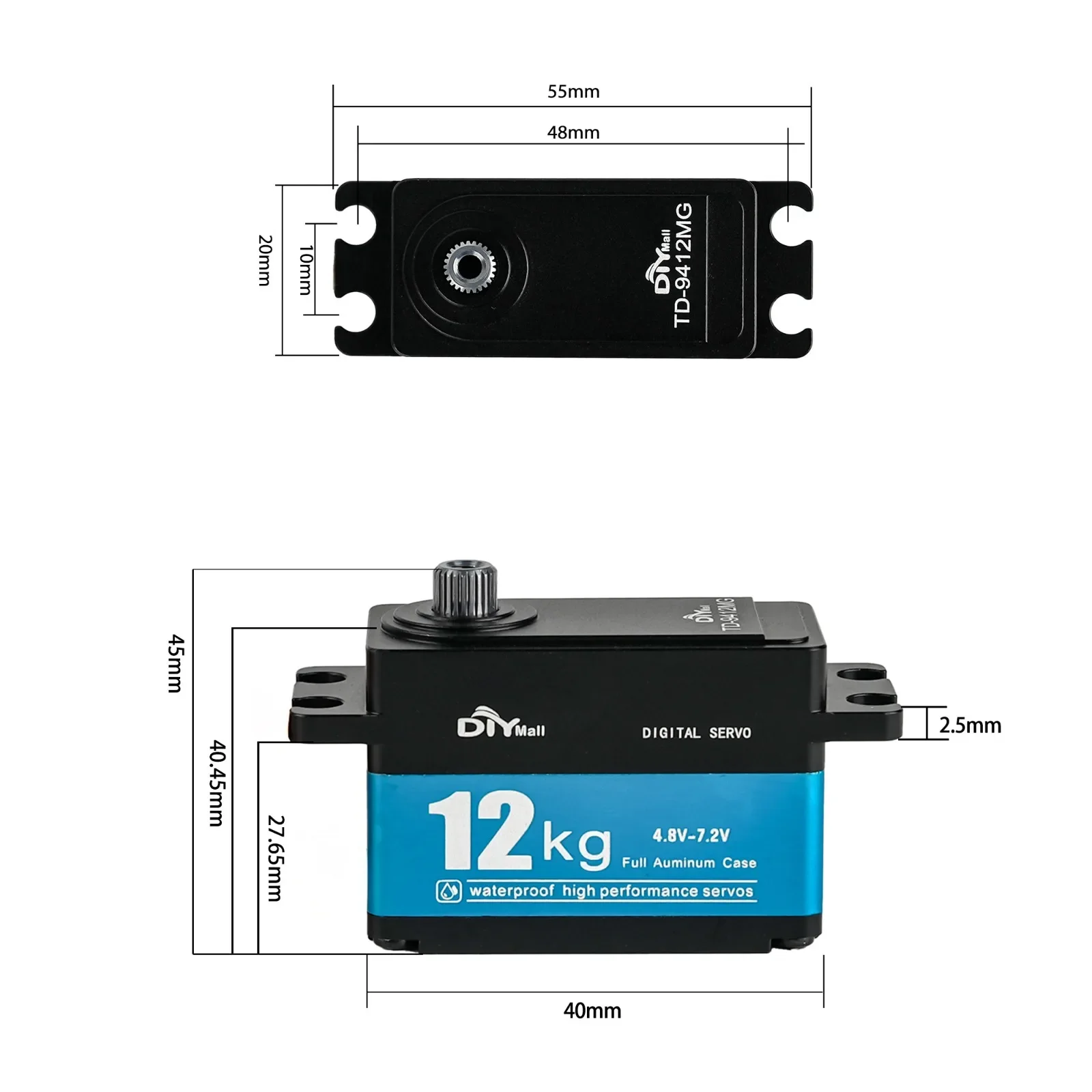‎ مؤازرة رقمية معدنية عالية ال - مراجعة Servo Motor Sg90 وسعره