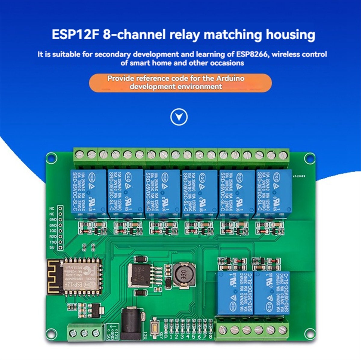 وحدة ريلاي A99X بـ 8 قنوات، وح - مراجعة Relay Module 5V وسعره
