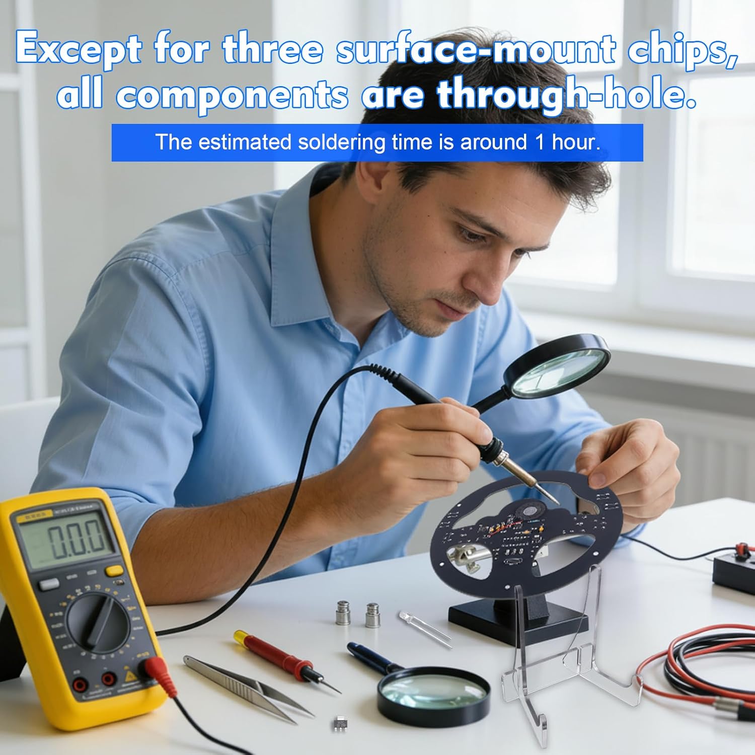 طقم لحام عجلة قيادة السيارة DI - مراجعة Diy Electronics For Adults وسعره