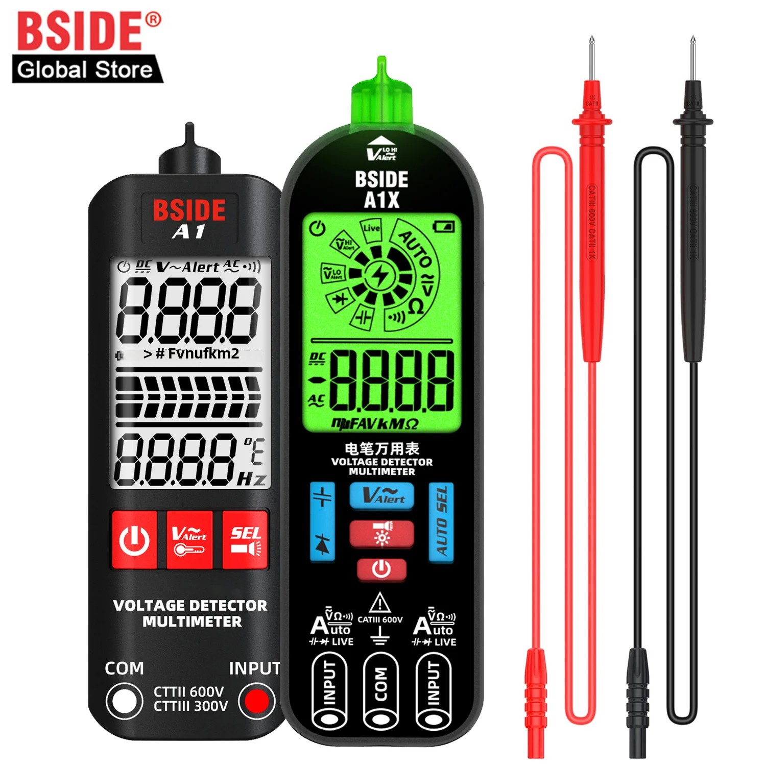 BSIDE A1/A1X مقياس رقمي متعدد  - مراجعة Logic Analyzer Usb وسعره