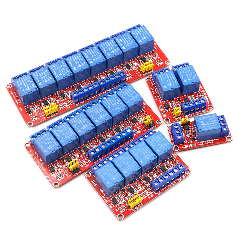 وحدة ترحيل بـ 1/2/4/8 قنوات، ت - مراجعة Relay Module 5V وسعره