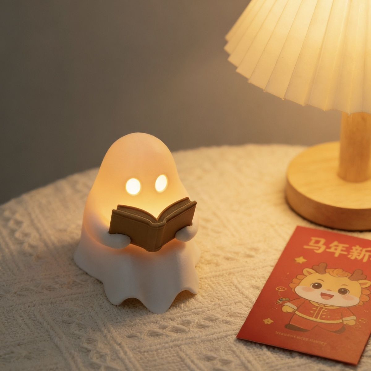 مصباح ليلي LED على شكل شبح يقر - مراجعة Diy Halloween Electronics وسعره