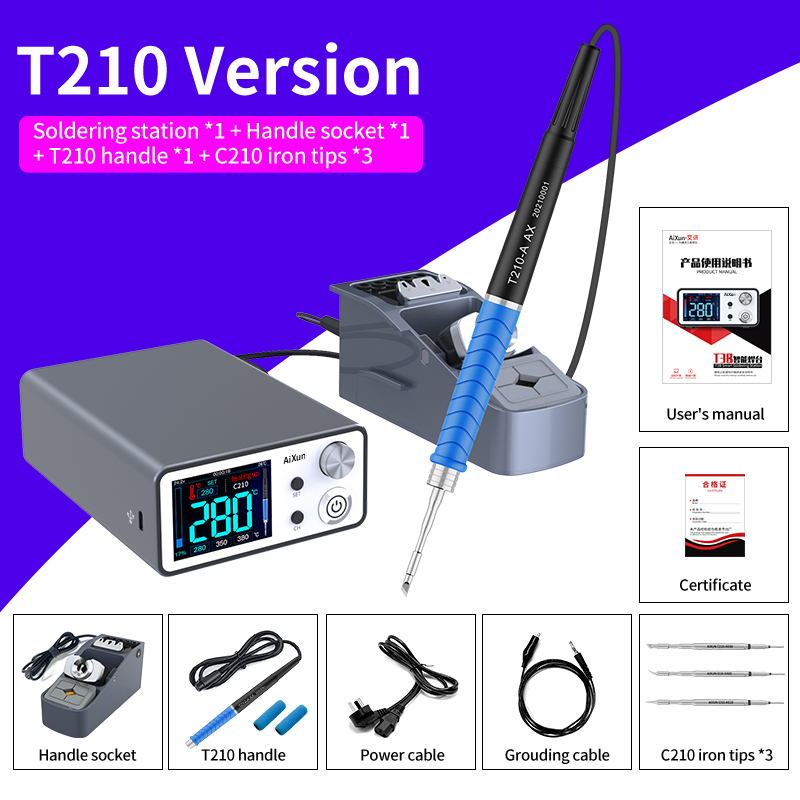 محطة لحام إلكترونيات ذكية T3B  - مراجعة Diy With Electronics وسعره