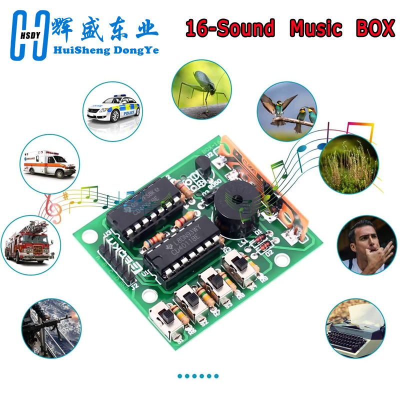 16 صندوق صوت الموسيقى BOX-16 م - مراجعة Diy Electronics For Adults وسعره