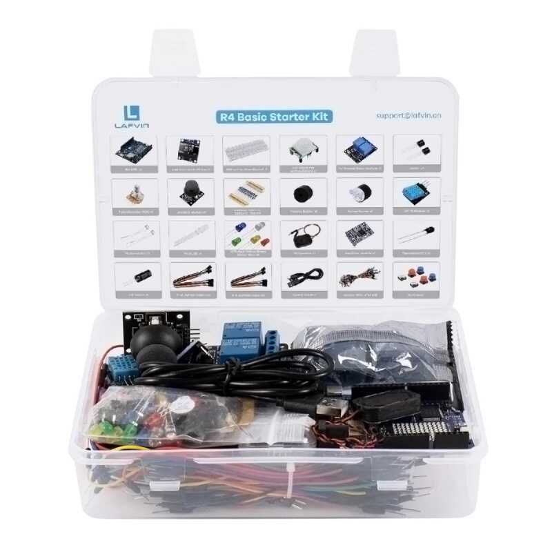 مجموعة أدوات تطوير UNO R4 المت - مراجعة Diy Electronics Starter Kit وسعره
