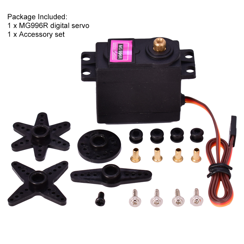 محرك سيرفو صغير MG995 MG996r S - مراجعة Servo Motor Sg90 وسعره