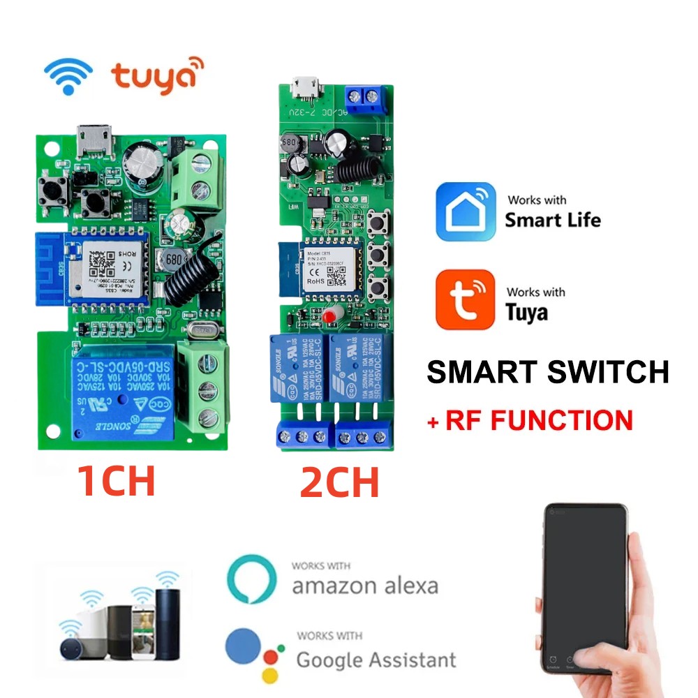 أليكسا مفتاح ذكي تويا المنزل ا - مراجعة Relay Module 5V وسعره