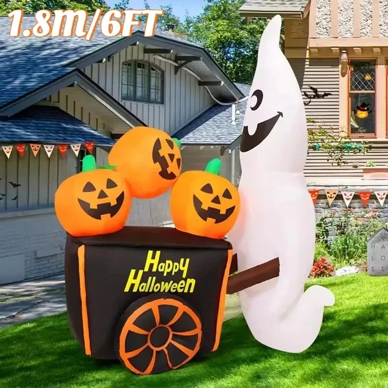 6FT هالوين في الهواء الطلق عطل - مراجعة Diy Halloween Electronics وسعره