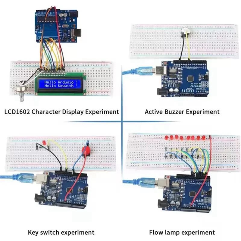 مجموعة أدوات ABDE-RFID للمبتدئ - مراجعة Diy Electronics Starter Kit وسعره
