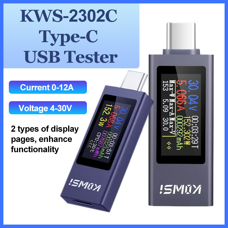 KWS-2302C Type-C USB تستر متعد - مراجعة Logic Analyzer Usb وسعره