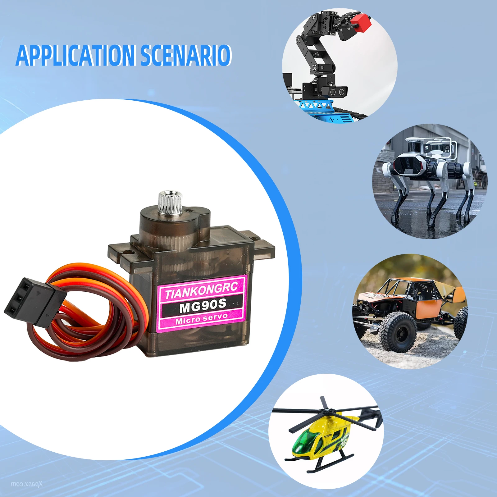 محرك سيرفو تناظري صغير MG90S ب - مراجعة Servo Motor Sg90 وسعره