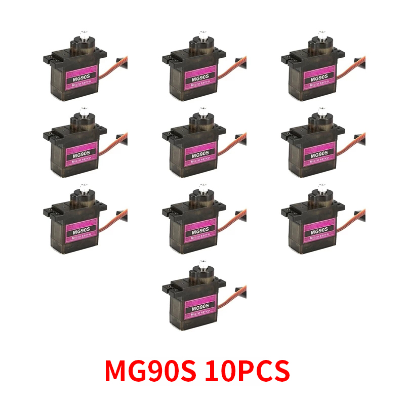 4/5/10/20 قطعة MG90S ميتال جير - مراجعة Servo Motor Sg90 وسعره