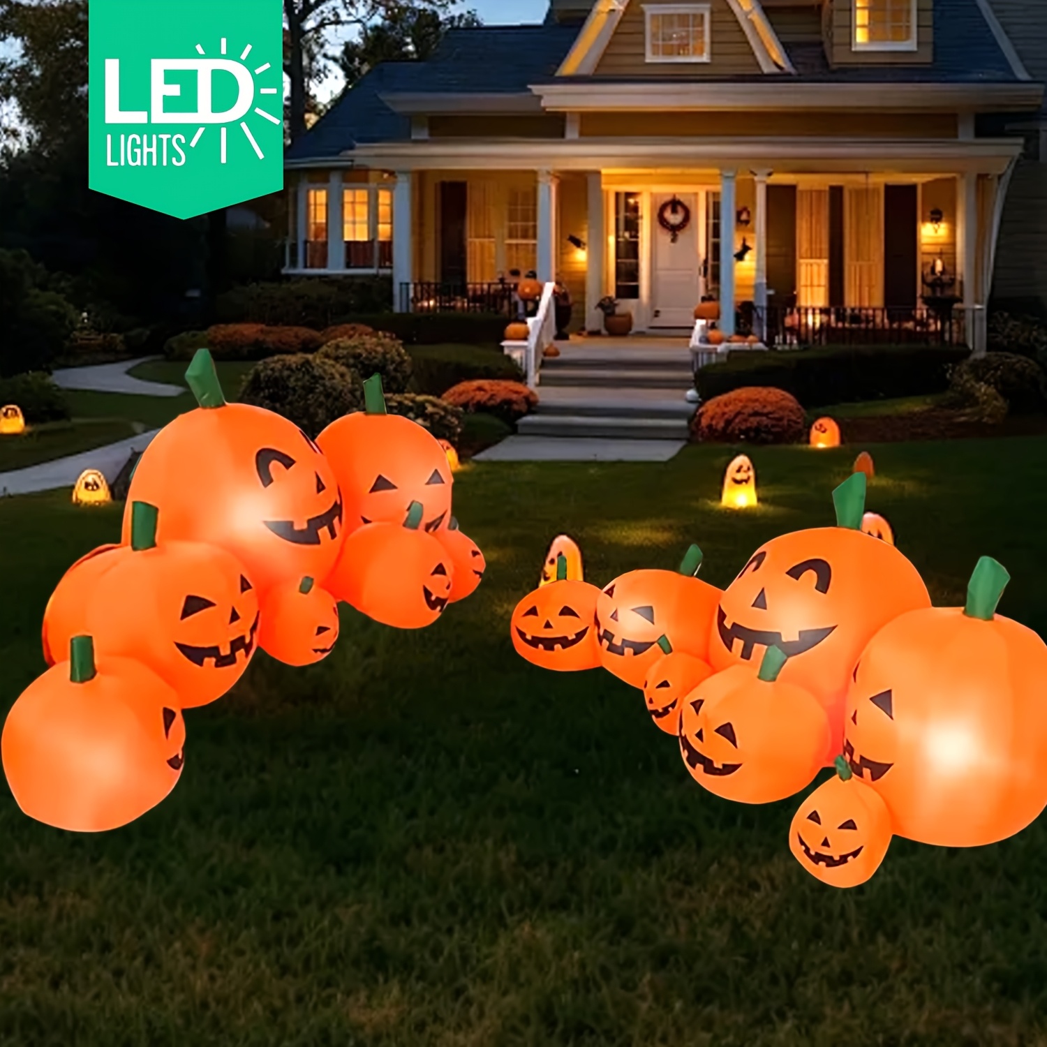 وصول جديد: زينة قرع قابلة للنف - مراجعة Diy Halloween Electronics وسعره