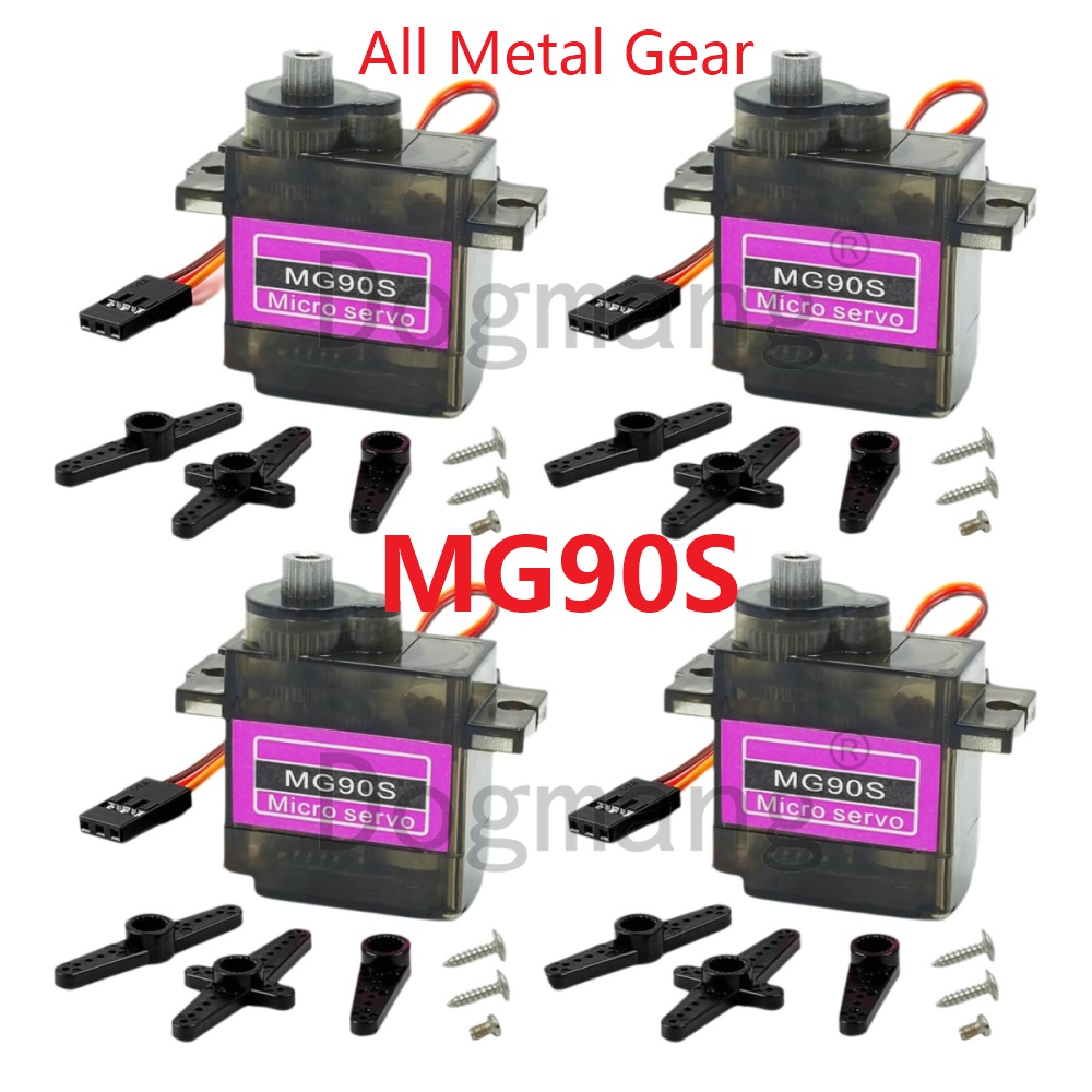 MG90S سيرفو 1/2/4/10/20/50 قطع - مراجعة Servo Motor Sg90 وسعره