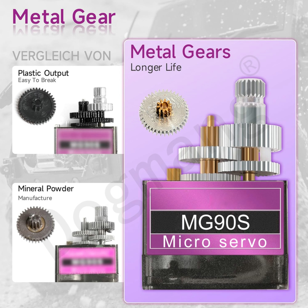 MG90S سيرفو 1/2/4/10/20/50 قطع - مراجعة Servo Motor Sg90 وسعره