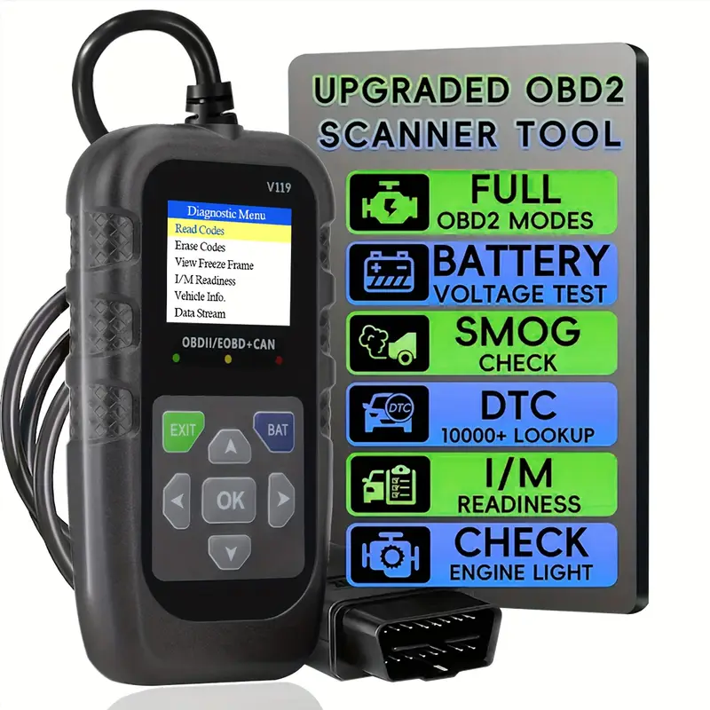 ماسح ضوئي V119 OBD2 لقراءة الأ - مراجعة Logic Analyzer Usb وسعره