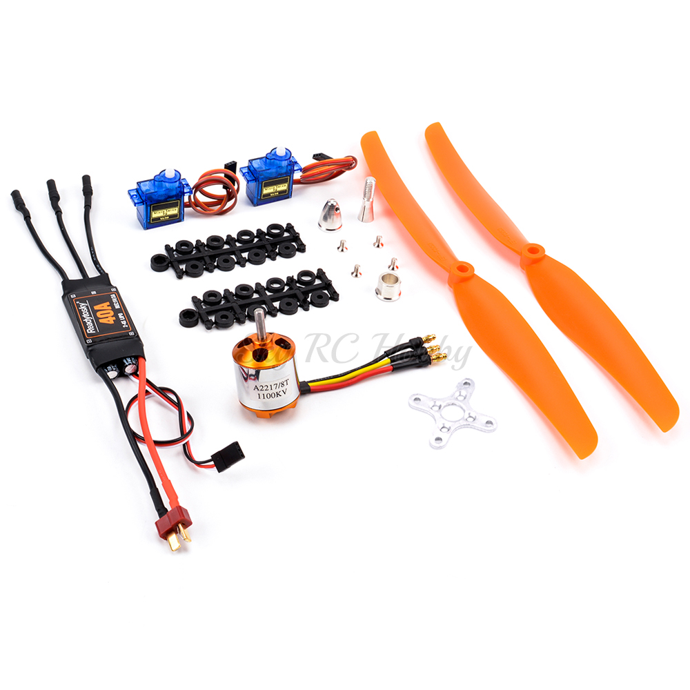 جديد A2217 2217 1100KV 1250KV  - مراجعة Servo Motor Sg90 وسعره
