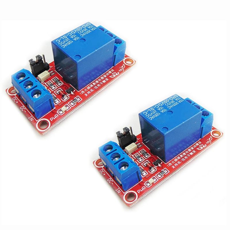 وحدة ريلاي أساسية بقناتين 5 فو - مراجعة Relay Module 5V وسعره