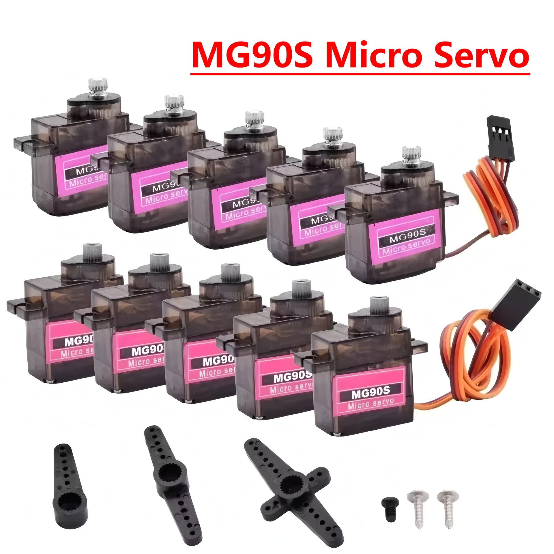 4/5/10/20 قطعة MG90S مايكرو مح - مراجعة Servo Motor Sg90 وسعره