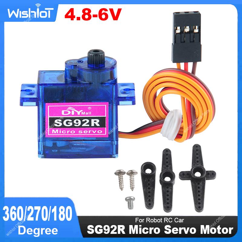 SG92R محرك سيرفو صغير 4.8-6 فو - مراجعة Servo Motor Sg90 وسعره