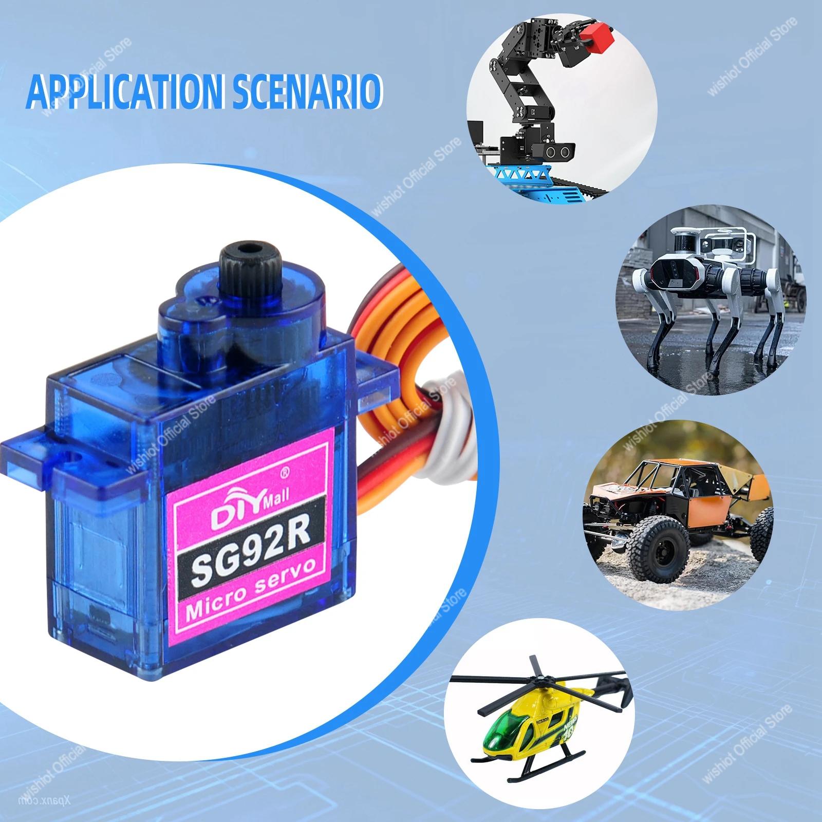 SG92R محرك سيرفو صغير 4.8-6 فو - مراجعة Servo Motor Sg90 وسعره