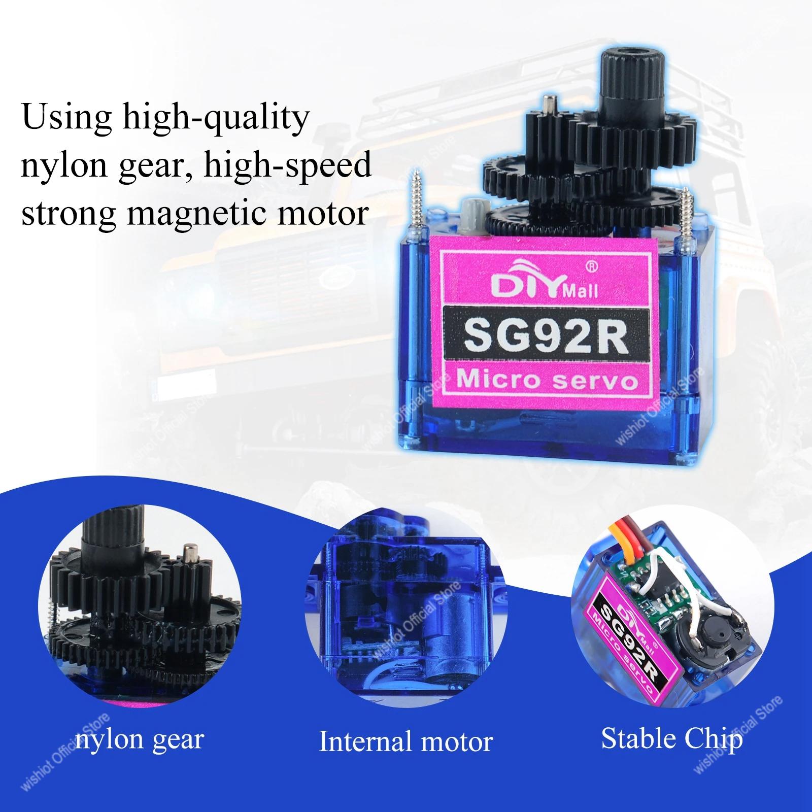 SG92R محرك سيرفو صغير 4.8-6 فو - مراجعة Servo Motor Sg90 وسعره