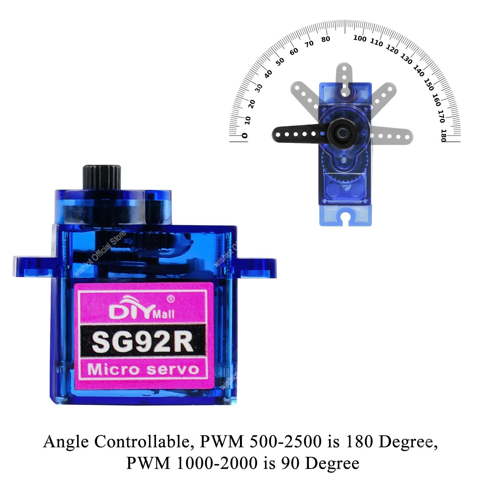 SG92R محرك سيرفو صغير 4.8-6 فو - مراجعة Servo Motor Sg90 وسعره