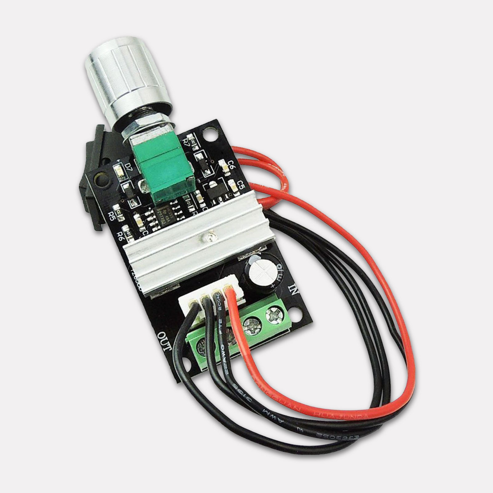 وحدة تحكم سرعة محرك التيار الم - مراجعة Diy Electronics Guide وسعره