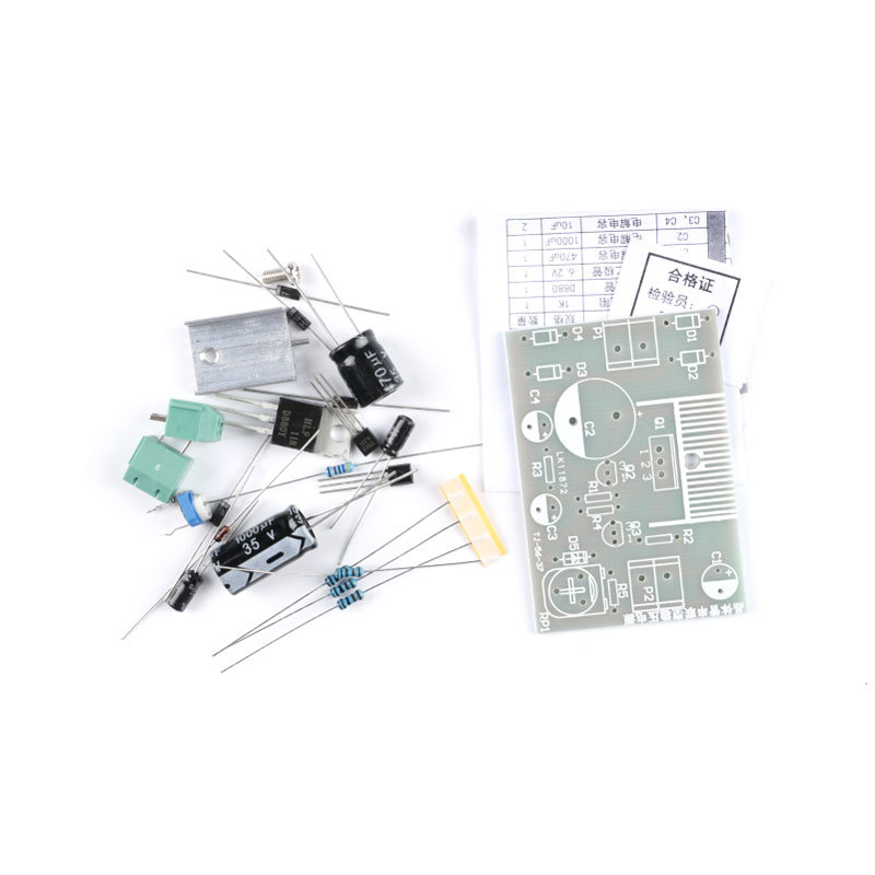 مجموعة منظم الجهد الترانزستوري - مراجعة Diy Electronics Guide وسعره