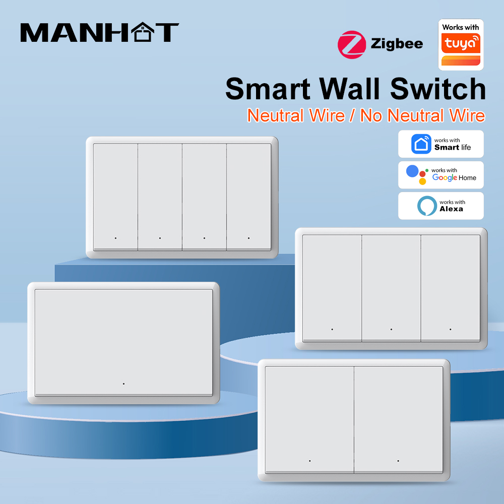 مفتاح إضاءة ذكي من MANHOT بتقن - مراجعة Push Button Tactile وسعره