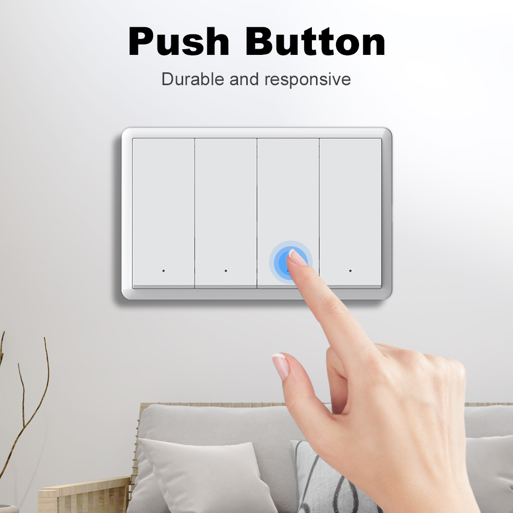 مفتاح إضاءة ذكي من MANHOT بتقن - مراجعة Push Button Tactile وسعره