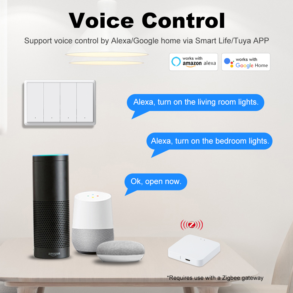 مفتاح إضاءة ذكي من MANHOT بتقن - مراجعة Push Button Tactile وسعره