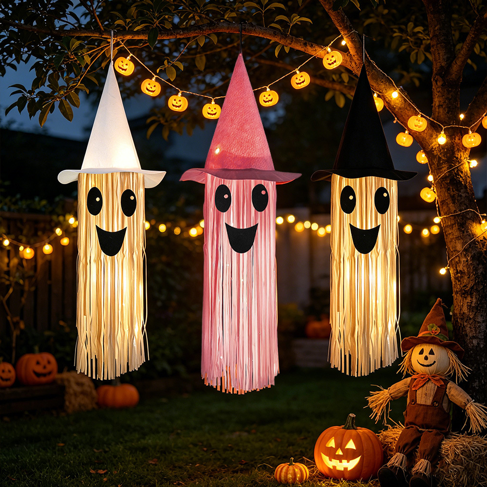 قبعة ساحرة مضيئة للهالوين مع ش - مراجعة Diy Halloween Electronics وسعره